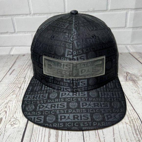 Air Jordan All Over Logo Paris Saint Germain Jumpman Hat Snapback Cap‎ New Men - Picture 1 of 8